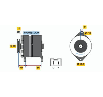 generátor BOSCH 0 986 034 780