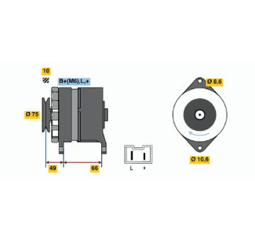 generátor BOSCH 0 986 034 851