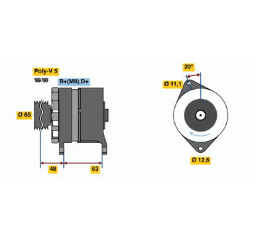 generátor BOSCH 0 986 035 710