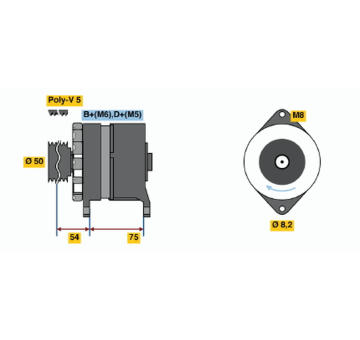 generátor BOSCH 0 986 036 530
