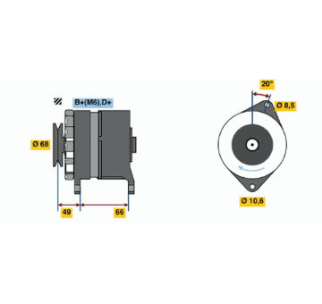 generátor BOSCH 0 986 036 841