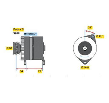 generátor BOSCH 0 986 037 160