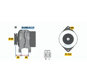 generátor BOSCH 0 986 037 691