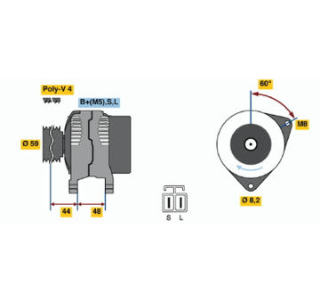 generátor BOSCH 0 986 037 981