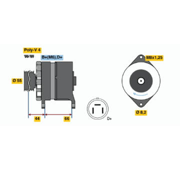 generátor BOSCH 0 986 038 220