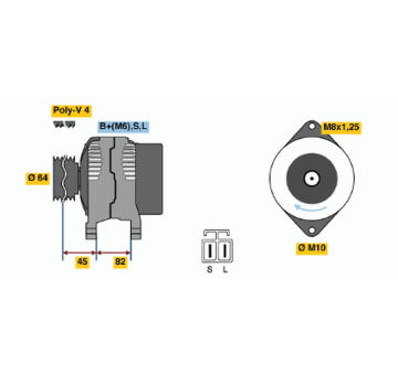 generátor BOSCH 0 986 038 281