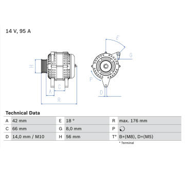 generátor BOSCH 0 986 038 791