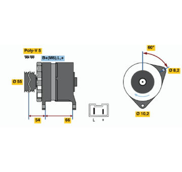 generátor BOSCH 0 986 038 821