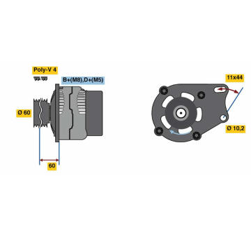 generátor BOSCH 0 986 039 471