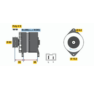 generátor BOSCH 0 986 039 961