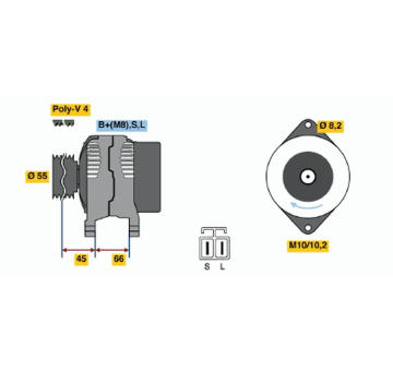 generátor BOSCH 0 986 040 541