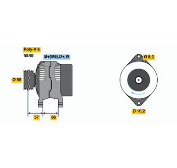 Alternátor BOSCH 0 986 041 351