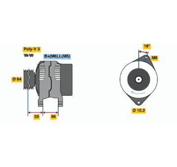 generátor BOSCH 0 986 041 411