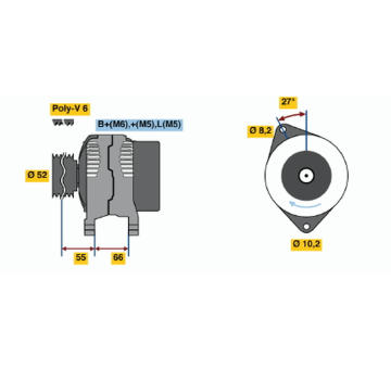 generátor BOSCH 0 986 041 431