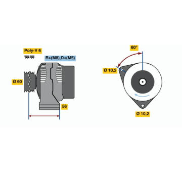 generátor BOSCH 0 986 041 471