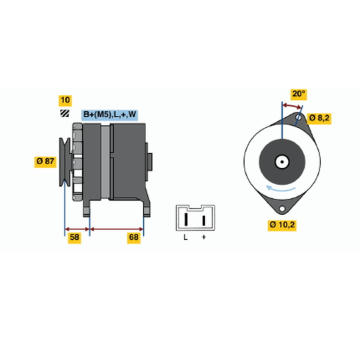 generátor BOSCH 0 986 042 061