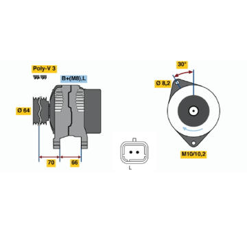 generátor BOSCH 0 986 042 131