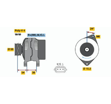 generátor BOSCH 0 986 045 851