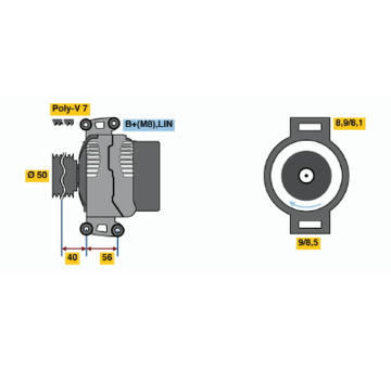 generátor BOSCH 0 986 047 790