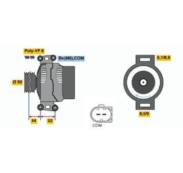 generátor BOSCH 0 986 047 810