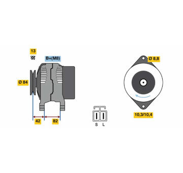 generátor BOSCH 0 986 049 710