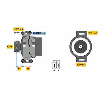 Alternátor BOSCH 0 986 081 300