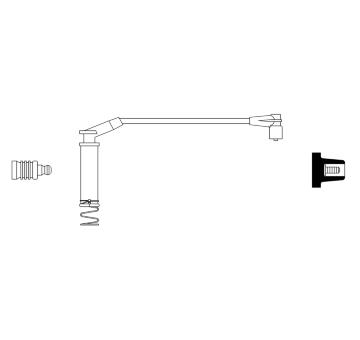 zapalovací kabel BOSCH 0 986 356 235