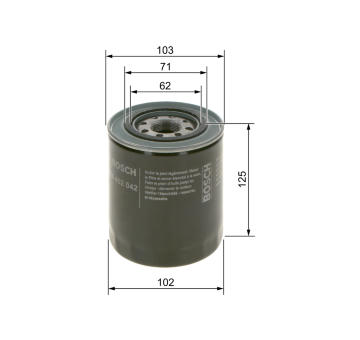 Olejový filter BOSCH 0 986 452 042