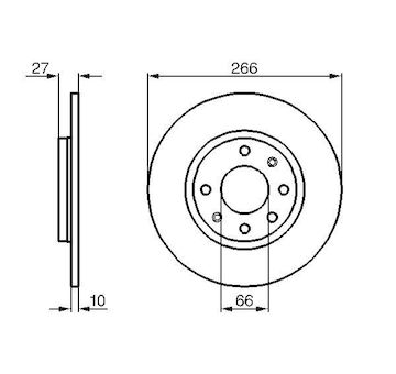 Brzdový kotouč BOSCH 0 986 478 090