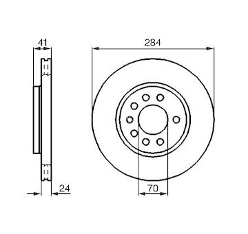 Brzdový kotouč BOSCH 0 986 478 717