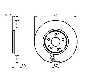 Brzdový kotouč BOSCH 0 986 478 792