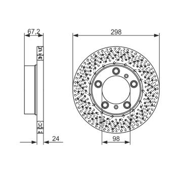 Brzdový kotouč Bosch 0986479674