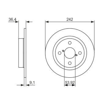 Brzdový kotouč BOSCH 0 986 479 879