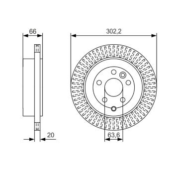 Brzdový kotouč BOSCH 0 986 479 U44