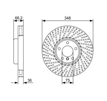 Brzdový kotouč BOSCH 0 986 479 W19