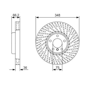 Brzdový kotouč Bosch 0986479W20