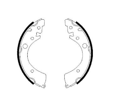 Sada brzdových čelistí BOSCH 0 986 487 356