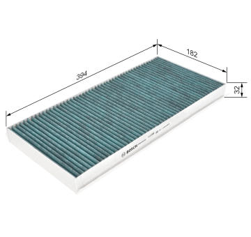 Filter vnútorného priestoru BOSCH 0 986 628 520