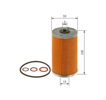 Olejový filter BOSCH 1 457 429 606