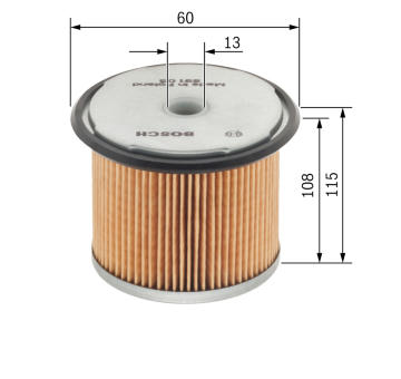 Palivový filtr BOSCH 1 457 431 365