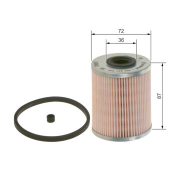 Palivový filter BOSCH 1 457 431 705