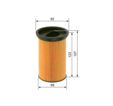 Palivový filter BOSCH 1 457 431 708