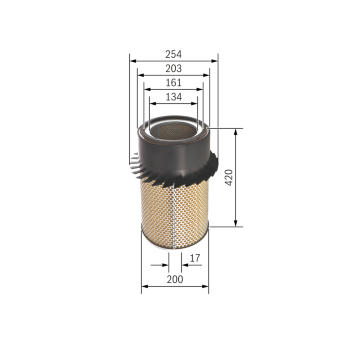 Vzduchový filter BOSCH 1 457 433 205