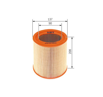 Vzduchový filter BOSCH 1 457 433 234