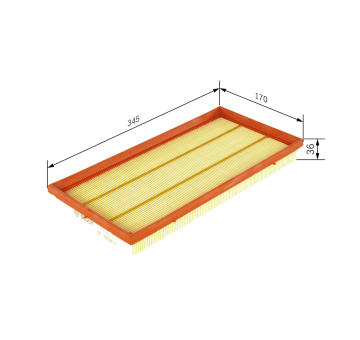 Vzduchový filter BOSCH 1 457 433 272