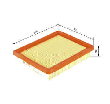Vzduchový filter BOSCH 1 457 433 326
