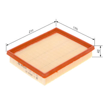 Vzduchový filter BOSCH 1 457 433 526