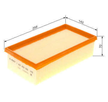 Vzduchový filter BOSCH 1 457 433 528