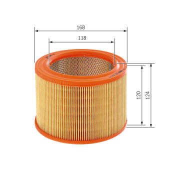 Vzduchový filter BOSCH 1 457 433 544