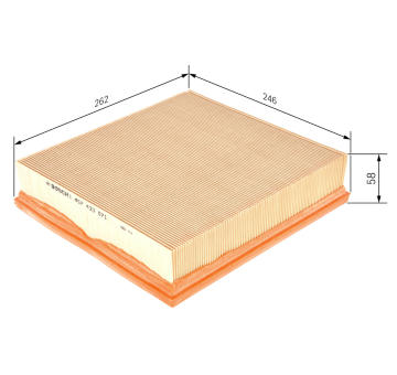 Vzduchový filter BOSCH 1 457 433 571